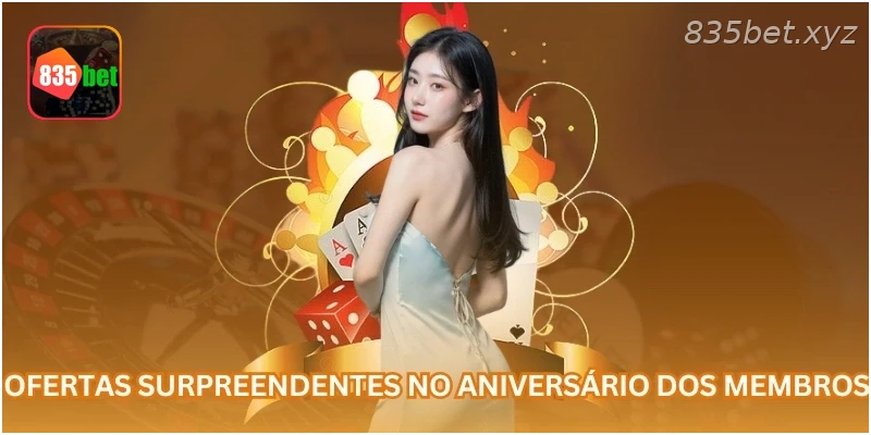 Ofertas surpreendentes no aniversário dos membros.