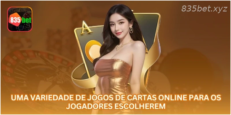 Uma variedade de jogos de cartas online para os jogadores escolherem.